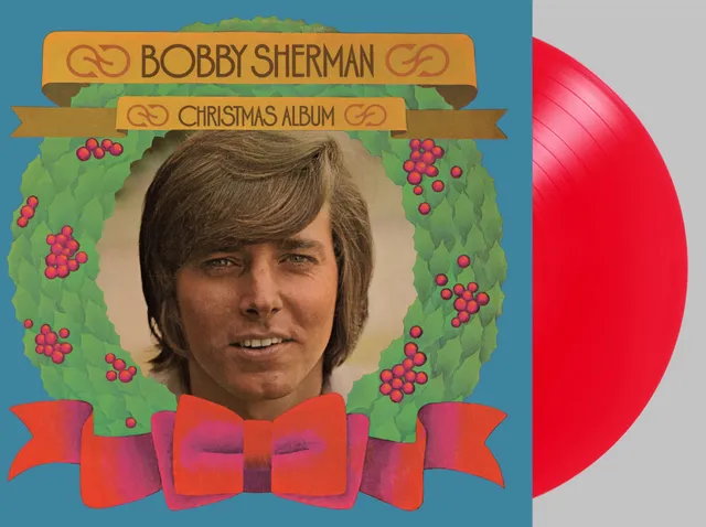 friday-music-holiday-bobby-sherman-christmas-album-red-vinyl-lp image 1