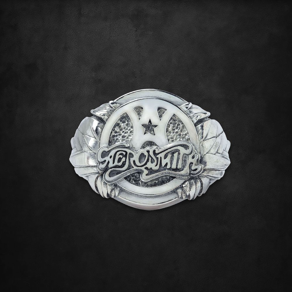 aerosmith-x-distefano-classic-signet-ring-siegelring-sterlingsilber image 1