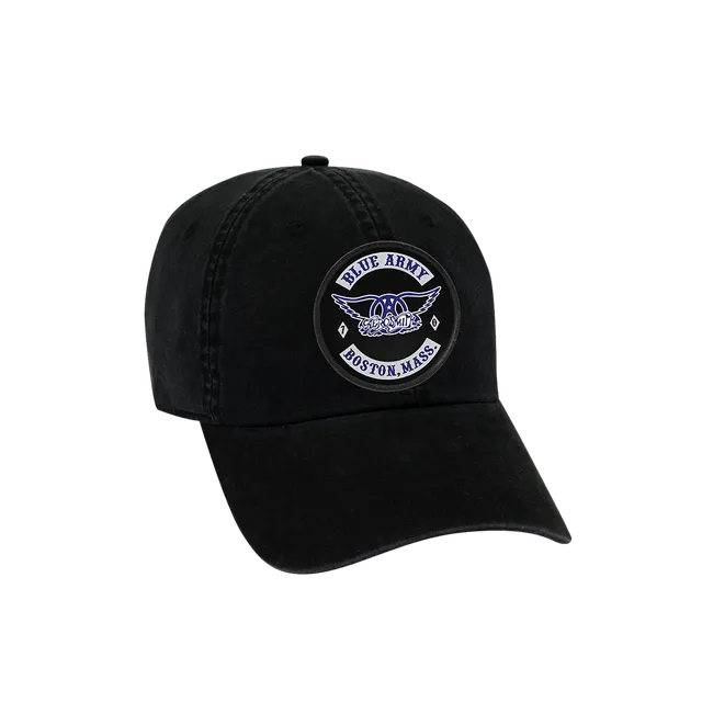 aerosmith-blue-army-cap-dad-cap-mit-patch-verstellbar image 1