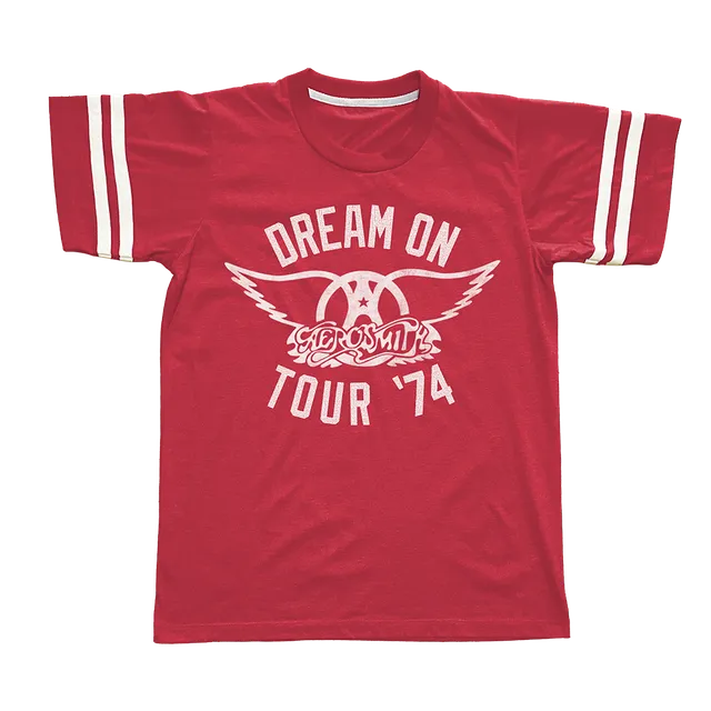 aerosmith-dream-on-tour-74-retro-t-shirt-rot-gr-l image 1