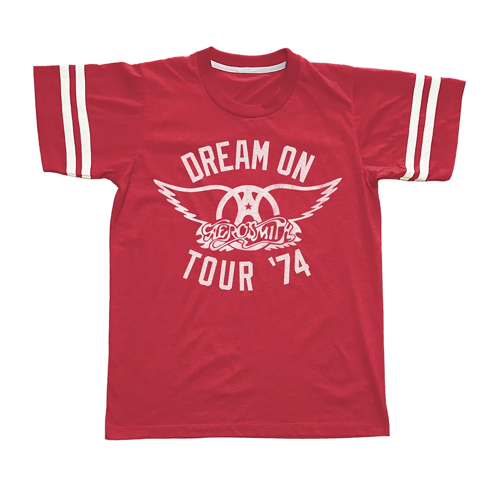 aerosmith-dream-on-tour-74-retro-t-shirt-rot-gr-l image 1