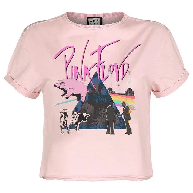 amplified-pink-floyd-the-greats-t-shirt-damen-rosa-m image 1