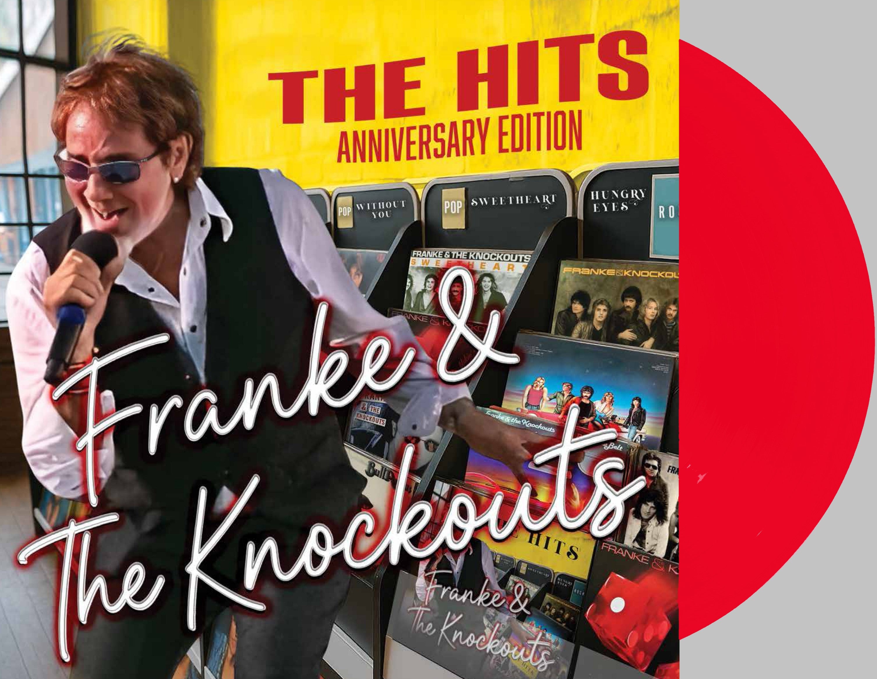 franke-the-knockouts-the-hits-lp-red-sweetheart-vinyl image 1