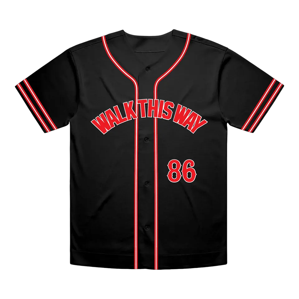 aerosmith-walk-this-way-baseball-jersey-run-dmc-schwarz image 1