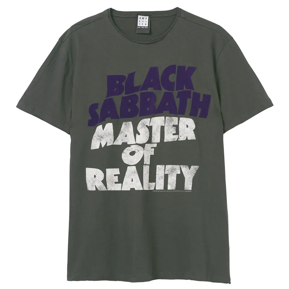 amplified-black-sabbath-master-of-flock-t-shirt-charcoal-rundhals image 1