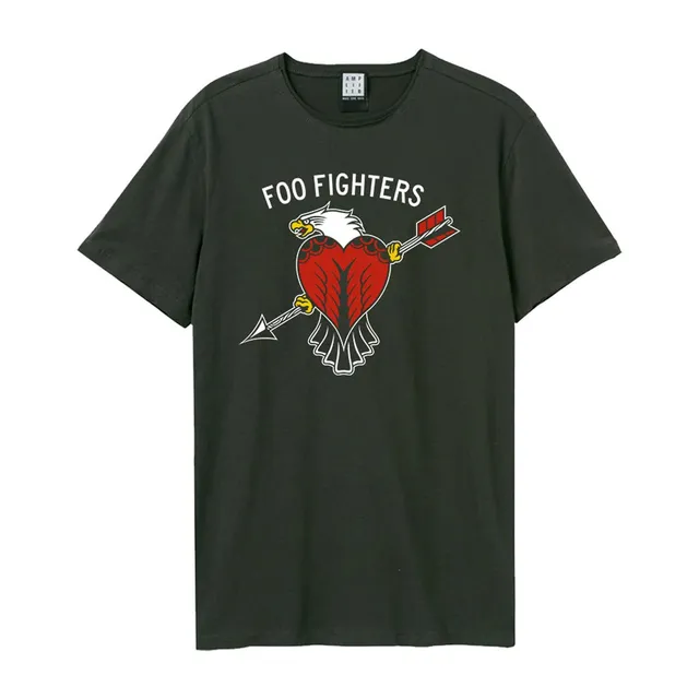 amplified-foo-fighters-eagle-tattoo-t-shirt-charcoal-s image 1