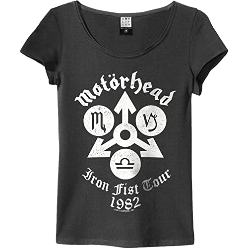 amplified-mot-rhead-iron-fist-tour-t-shirt-damen-grau-s image 4
