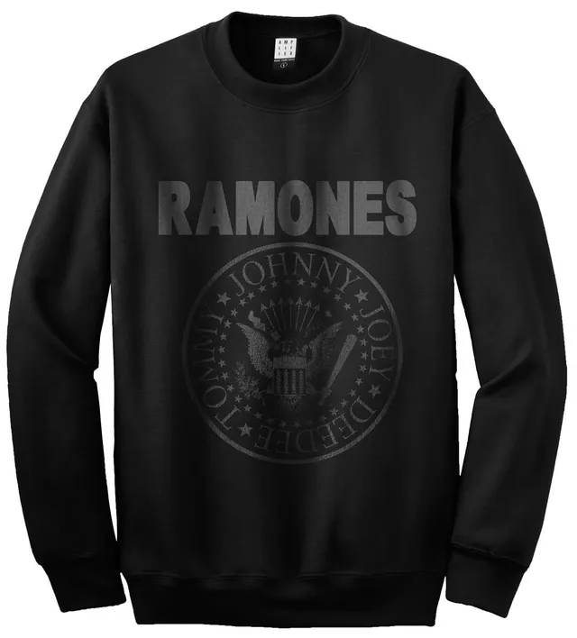 amplified-ramones-classic-crewneck-sweatshirt-schwarz image 1