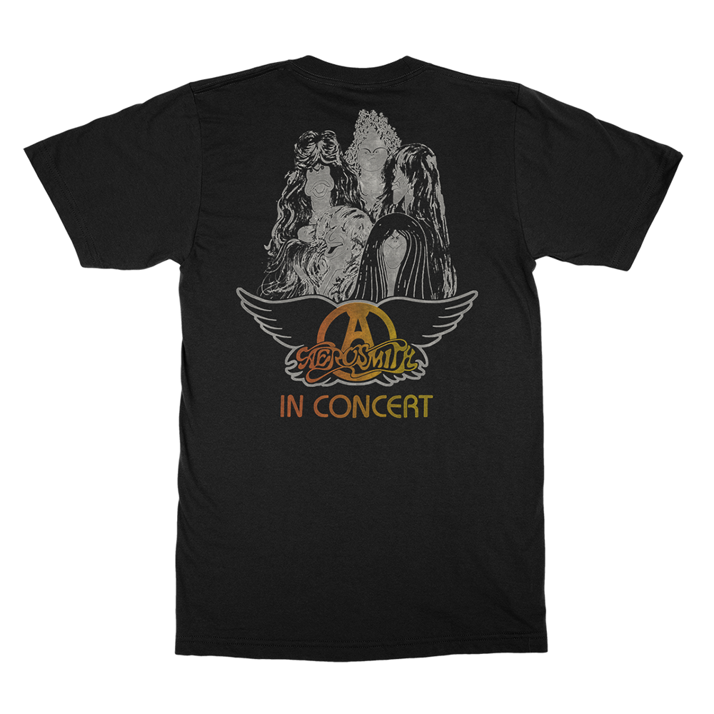 aerosmith-draw-the-line-t-shirt-schwarz-baumwolle-in-concert image 2