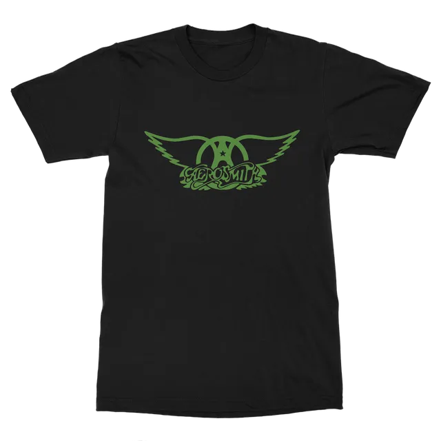 aerosmith-green-wings-t-shirt-schwarz-unisex image 1