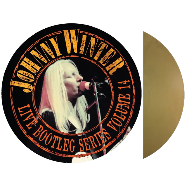 johnny-winter-live-bootleg-series-14-schallplatte-gold-vinyl-die-cut image 1