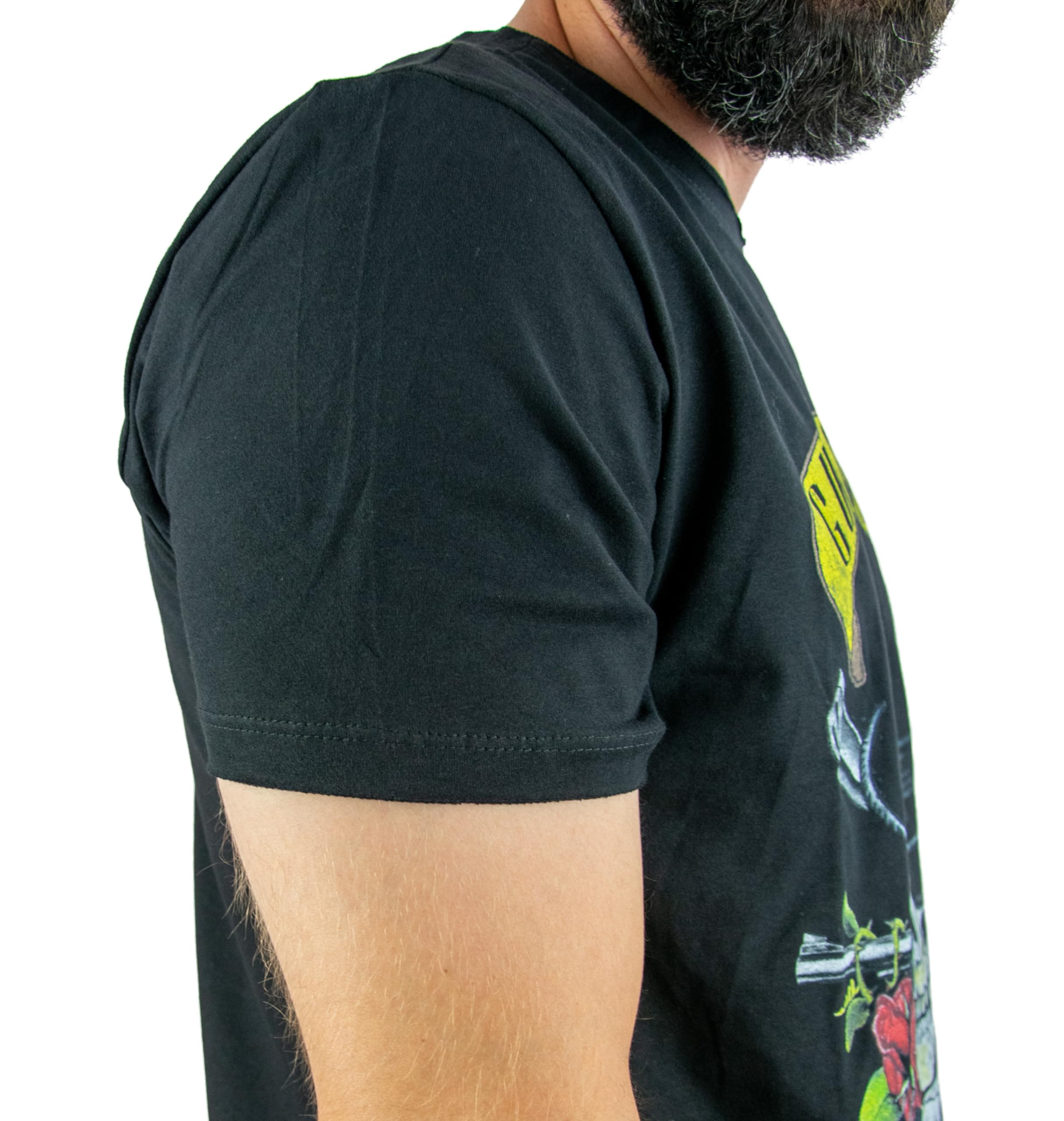 amplified-guns-n-roses-top-hat-skull-t-shirt-schwarz-l image 3