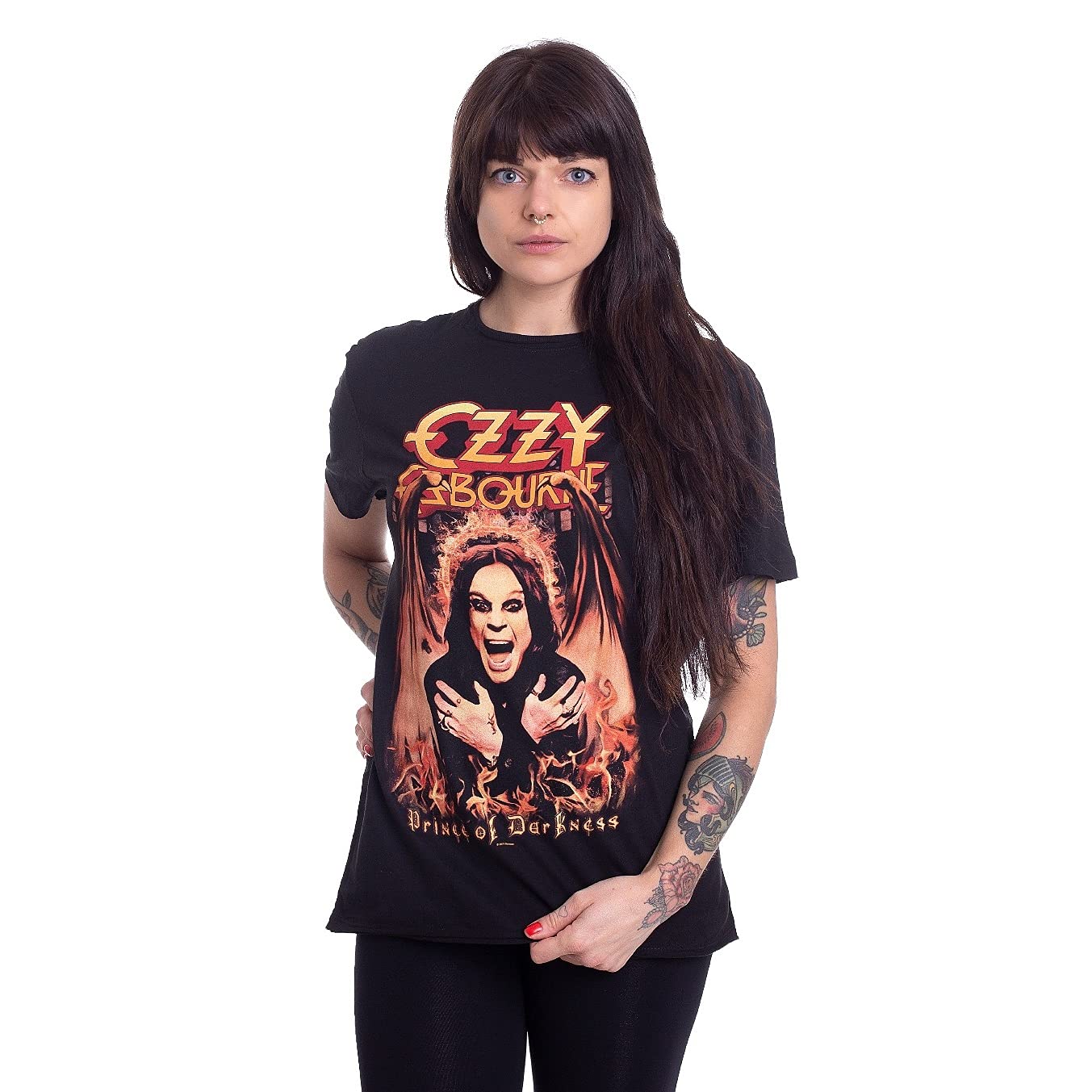 amplified-ozzy-osbourne-darkness-t-shirt-schwarz-baumwolle image 2