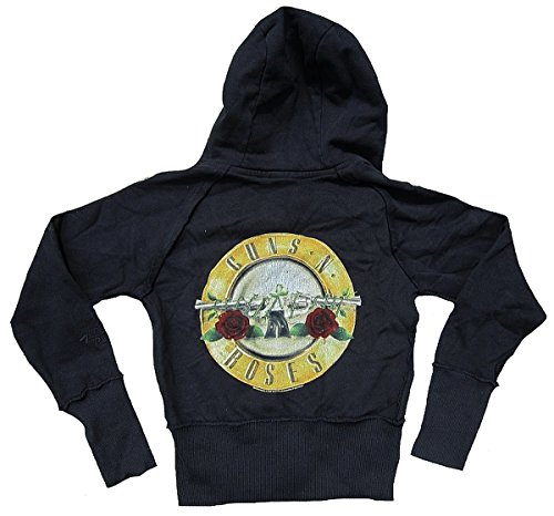 amplified-guns-n-roses-drum-zip-hoodie-schwarz-damen image 5