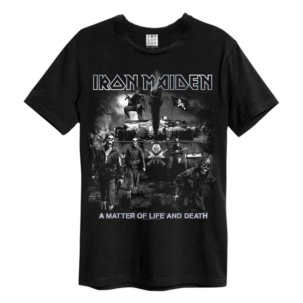 amplified-iron-maiden-trooper-t-shirt-gr-e-m-vintage image 4