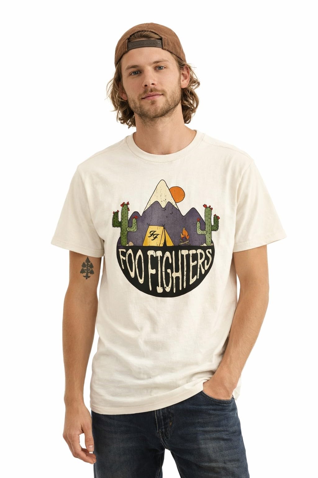 amplified-foo-fighters-mexican-camp-band-t-shirt-l-wei image 2