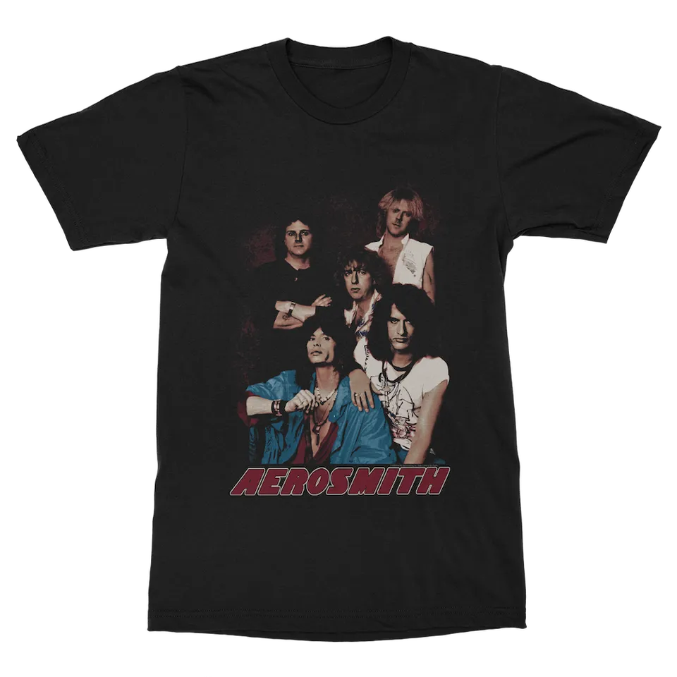 aerosmith-portrait-t-shirt-schwarz-bandfoto-gr-l image 1