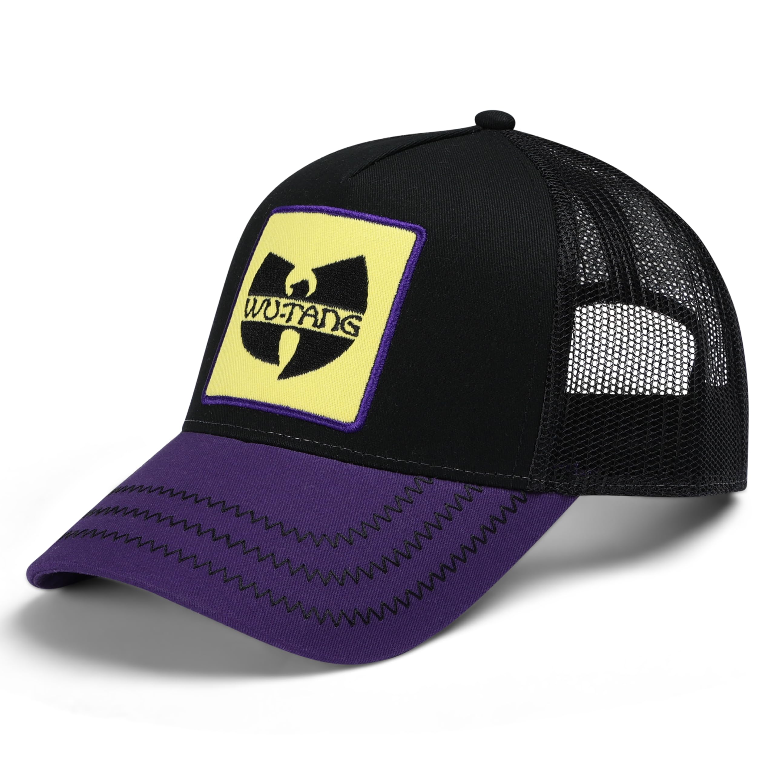 amplified-wu-tang-clan-trucker-cap-schwarz-snapback image 1