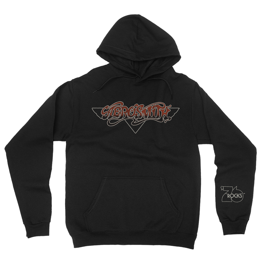 aerosmith-rocks-76-hoodie-kapuzenpullover-schwarz-unisex image 1