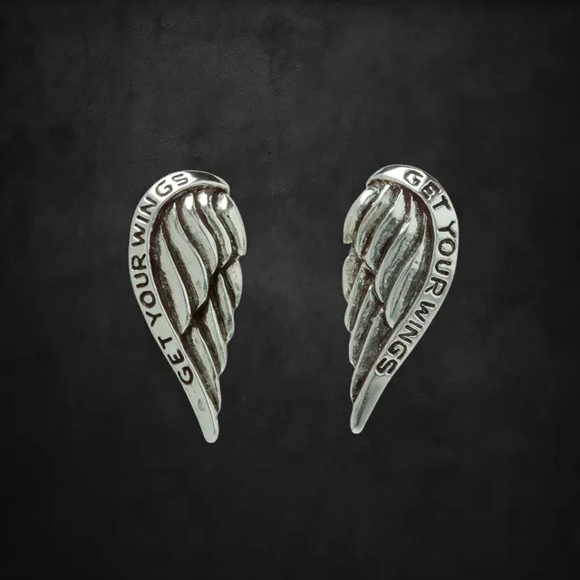 aerosmith-x-distefano-feathered-wings-ohrringe-sterlingsilber-paar image 1