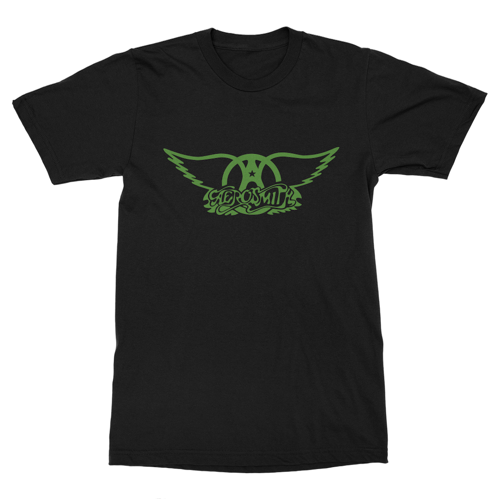aerosmith-green-wings-t-shirt-schwarz-unisex image 1