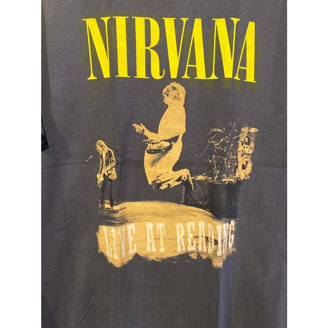 amplified-nirvana-live-at-reading-t-shirt-m-kohle-baumwolle image 3