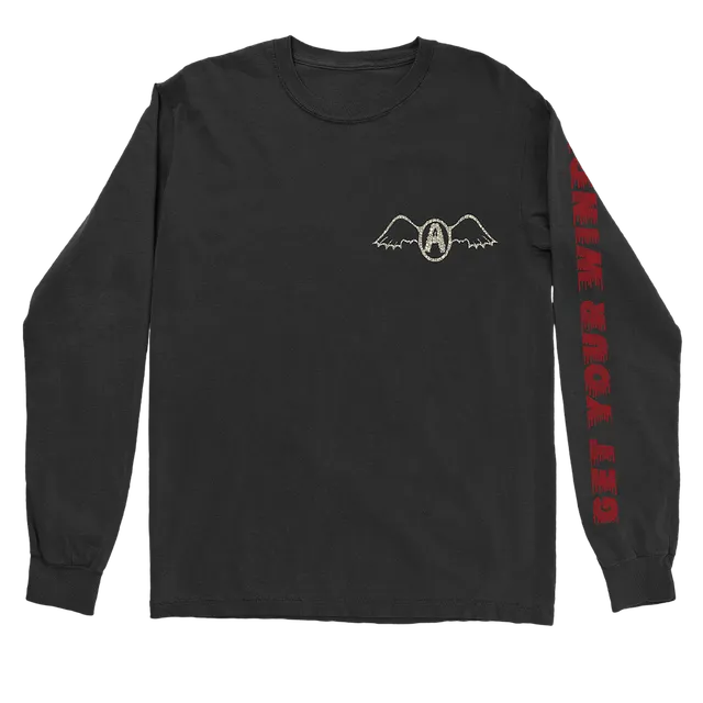 aerosmith-wings-longsleeve-schwarz-get-your-wings-baumwolle image 1
