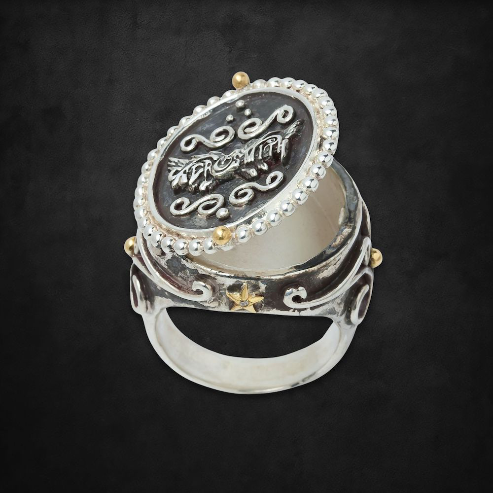 aerosmith-x-distefano-sin-city-ring-sterlingsilber-bright-finish-diamant image 3