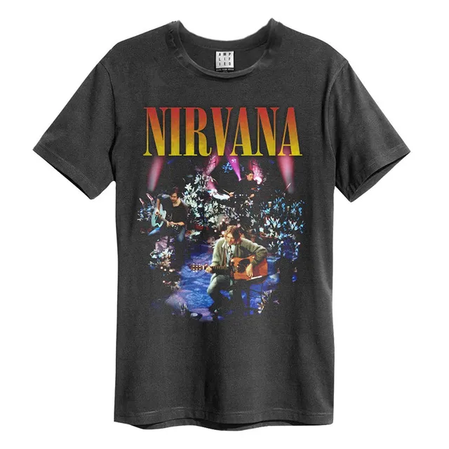 amplified-nirvana-unplugged-in-new-york-t-shirt-m-charcoal image 1
