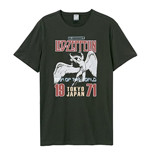 amplified-led-zeppelin-tokyo-71-t-shirt-dunkelgrau-gr-l image 5