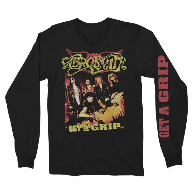 aerosmith-get-a-grip-longsleeve-shirt-schwarz-unisex image 1