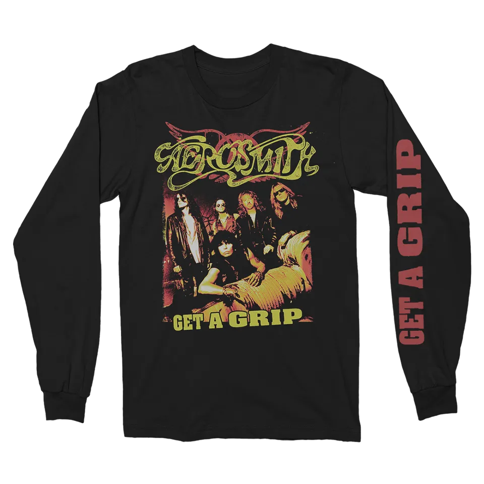 aerosmith-get-a-grip-longsleeve-shirt-schwarz-unisex image 1