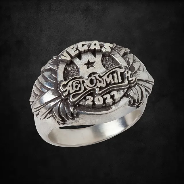 aerosmith-x-distefano-50th-anniversary-signet-ring-silber-vegas image 1
