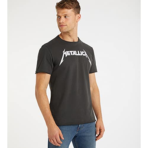 amplified-metallica-logo-t-shirt-xxl-grau-vintage image 5