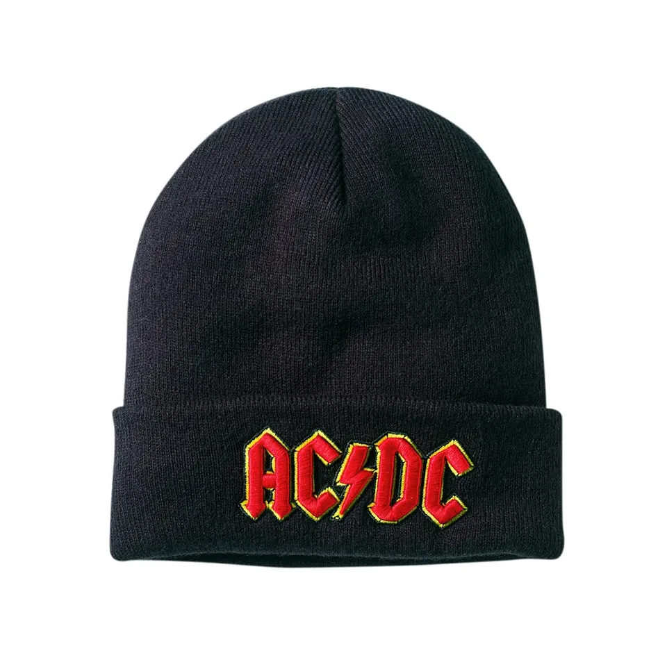 amplified-ac-dc-logo-beanie-m-tze-schwarz-bestickt image 1