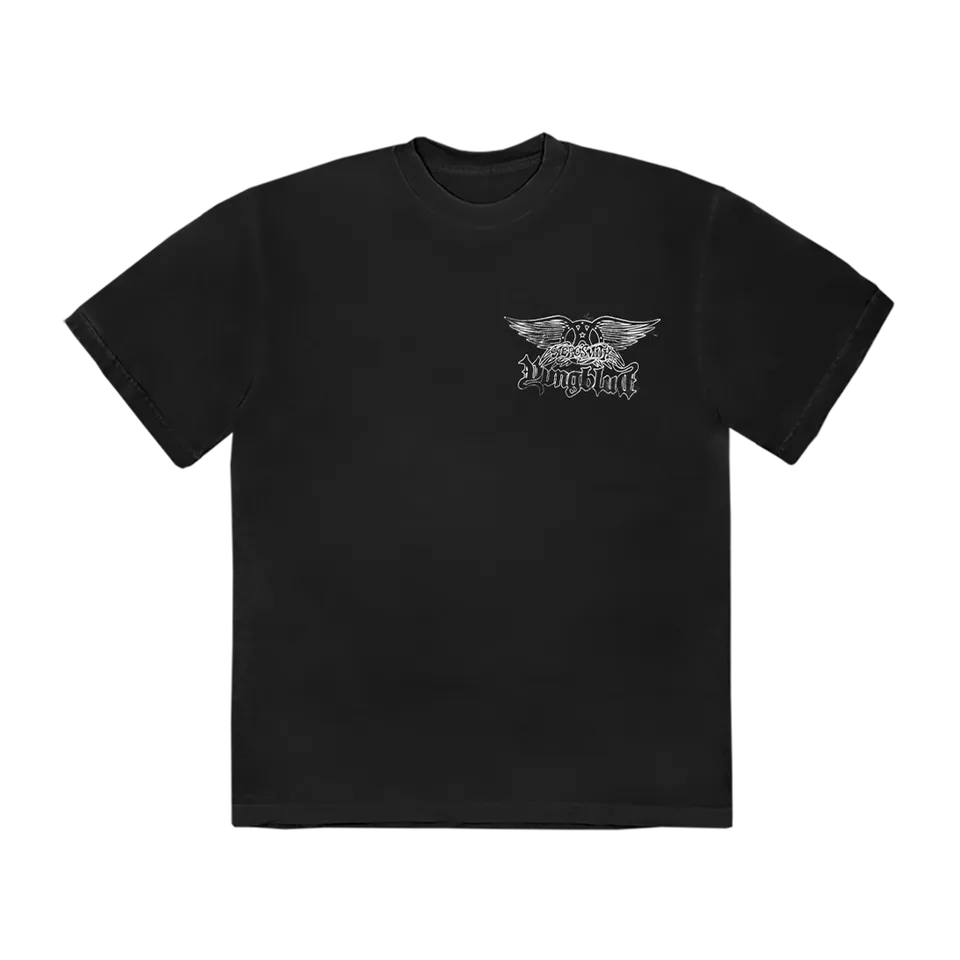 aerosmith-yungblud-one-more-time-t-shirt-schwarz-baumwolle image 1
