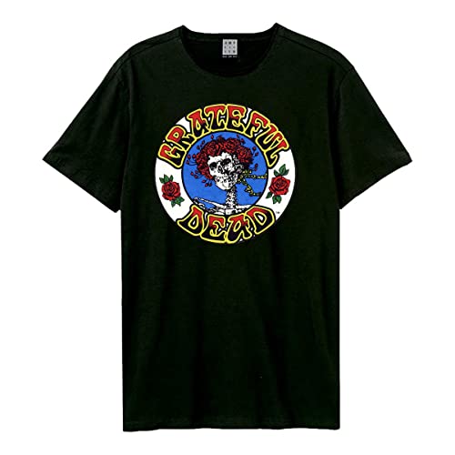 amplified-grateful-dead-stealie-logo-t-shirt-schwarz-baumwolle image 3