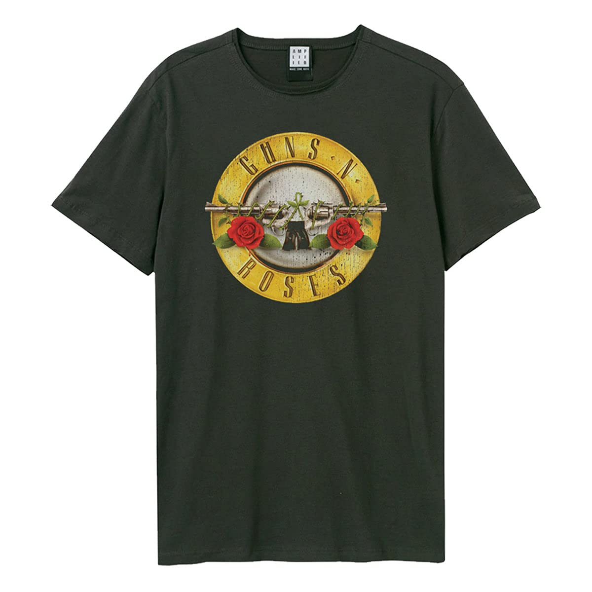 amplified-guns-n-roses-drum-band-t-shirt-grau-herren image 1