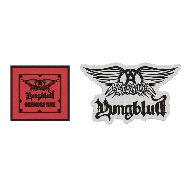 aerosmith-one-more-time-patch-set-aufn-her-2er-set-yungblud image 1