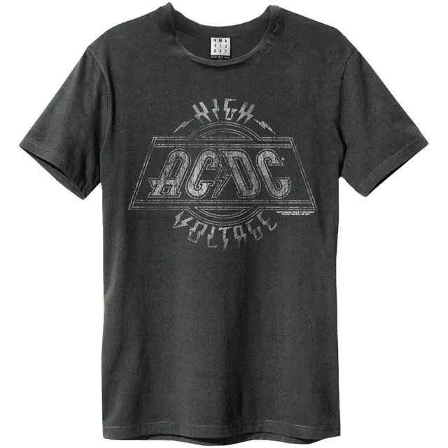 amplified-high-voltage-t-shirt-ac-dc-logo-baumwolle-unisex image 1