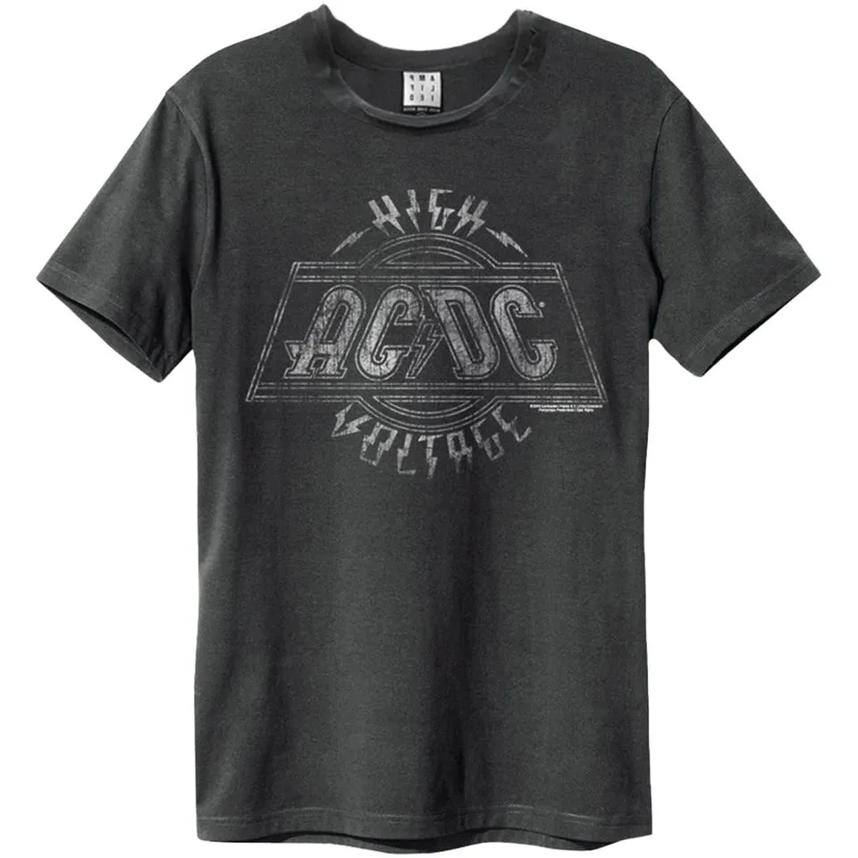 amplified-high-voltage-t-shirt-ac-dc-logo-baumwolle-unisex image 1
