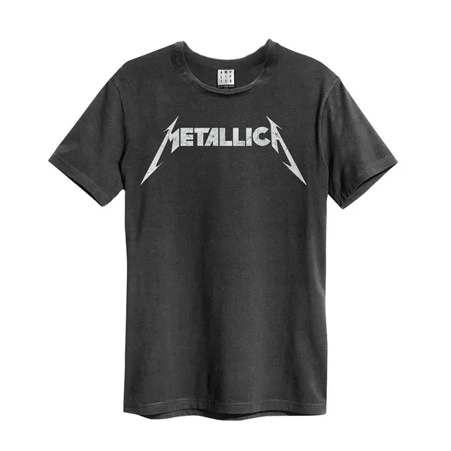amplified-metallica-logo-t-shirt-xxl-grau-vintage image 1