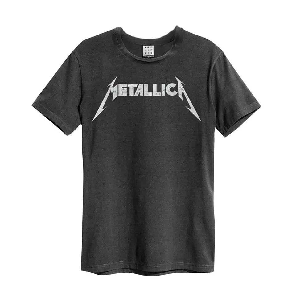 amplified-metallica-logo-t-shirt-xxl-grau-vintage image 1