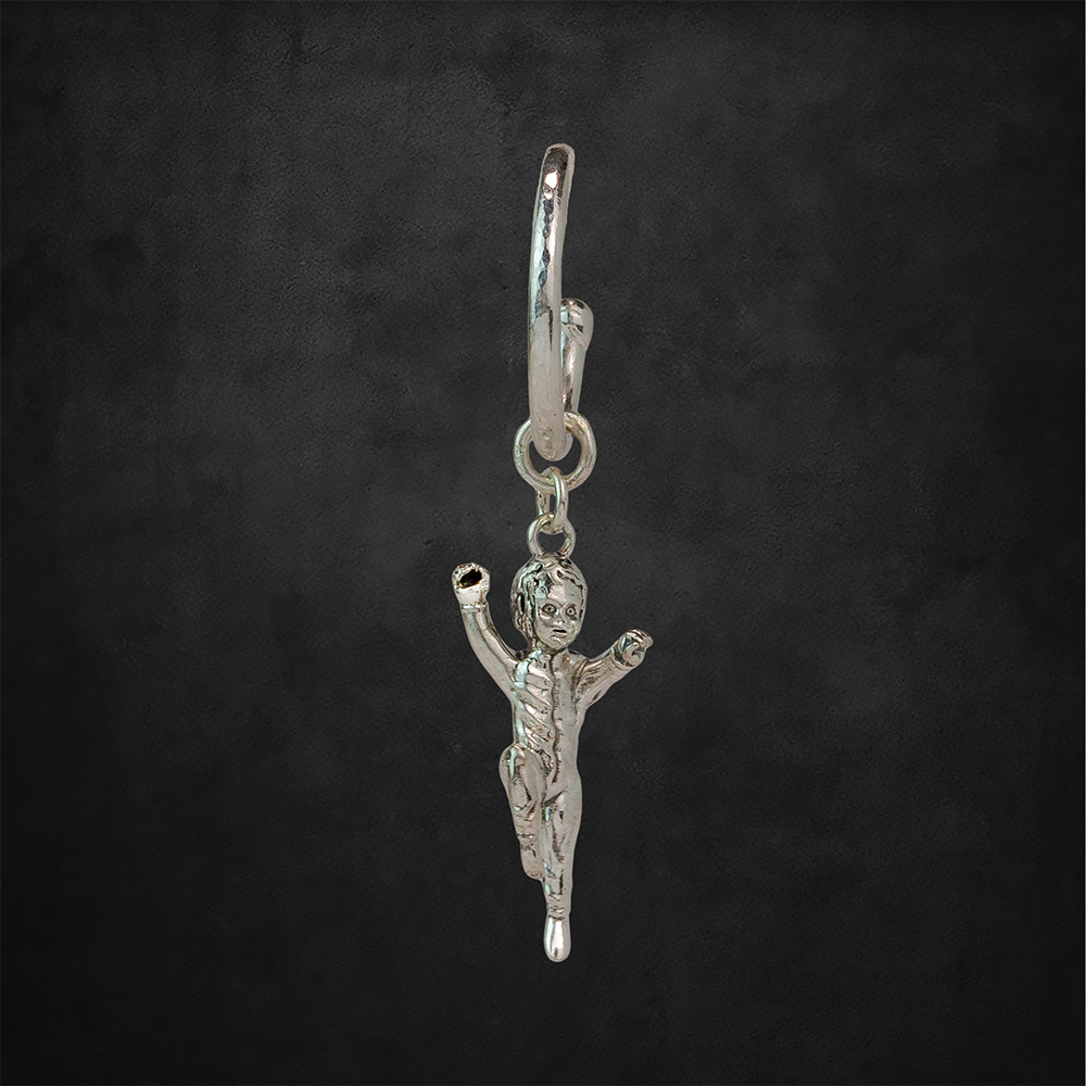 aerosmith-x-distefano-babyface-hoop-ohrring-silber-single image 1