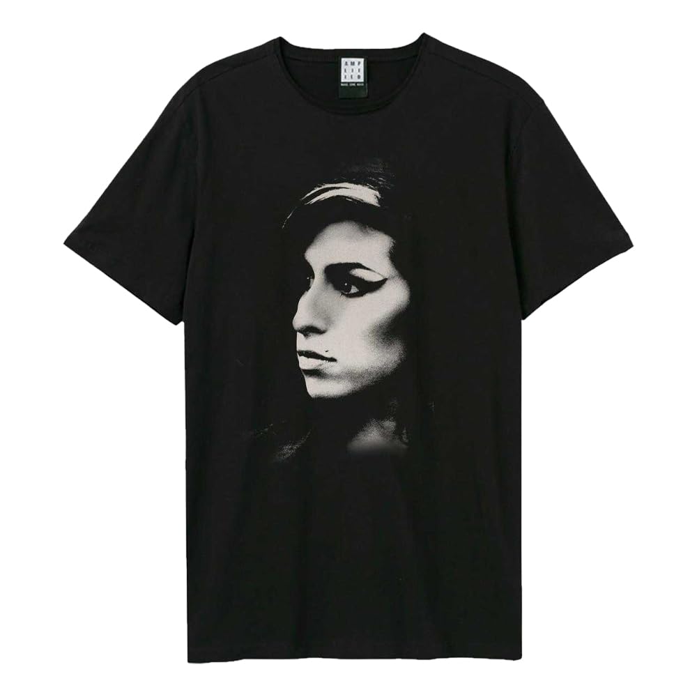 amplified-amy-winehouse-tonal-pose-t-shirt-schwarz-m image 1