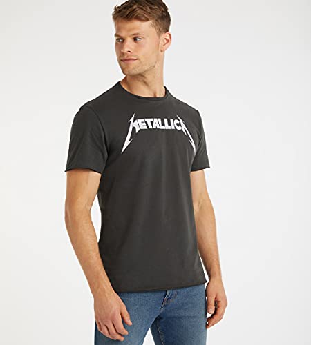 amplified-metallica-logo-t-shirt-xxl-grau-vintage image 6