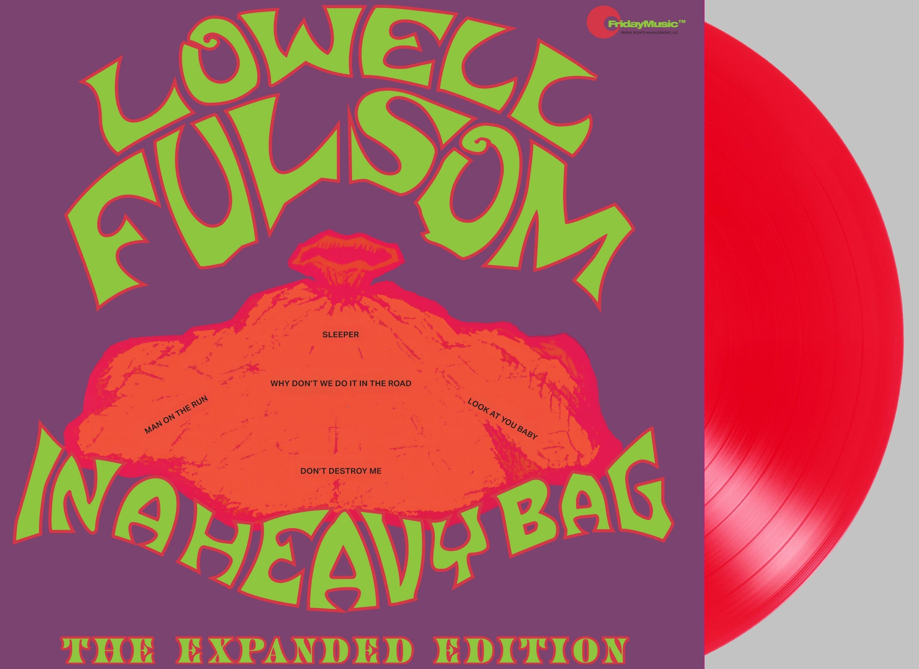 lowell-fulsom-in-a-heavy-bag-lp-red-vinyl-bonus-tracks image 1