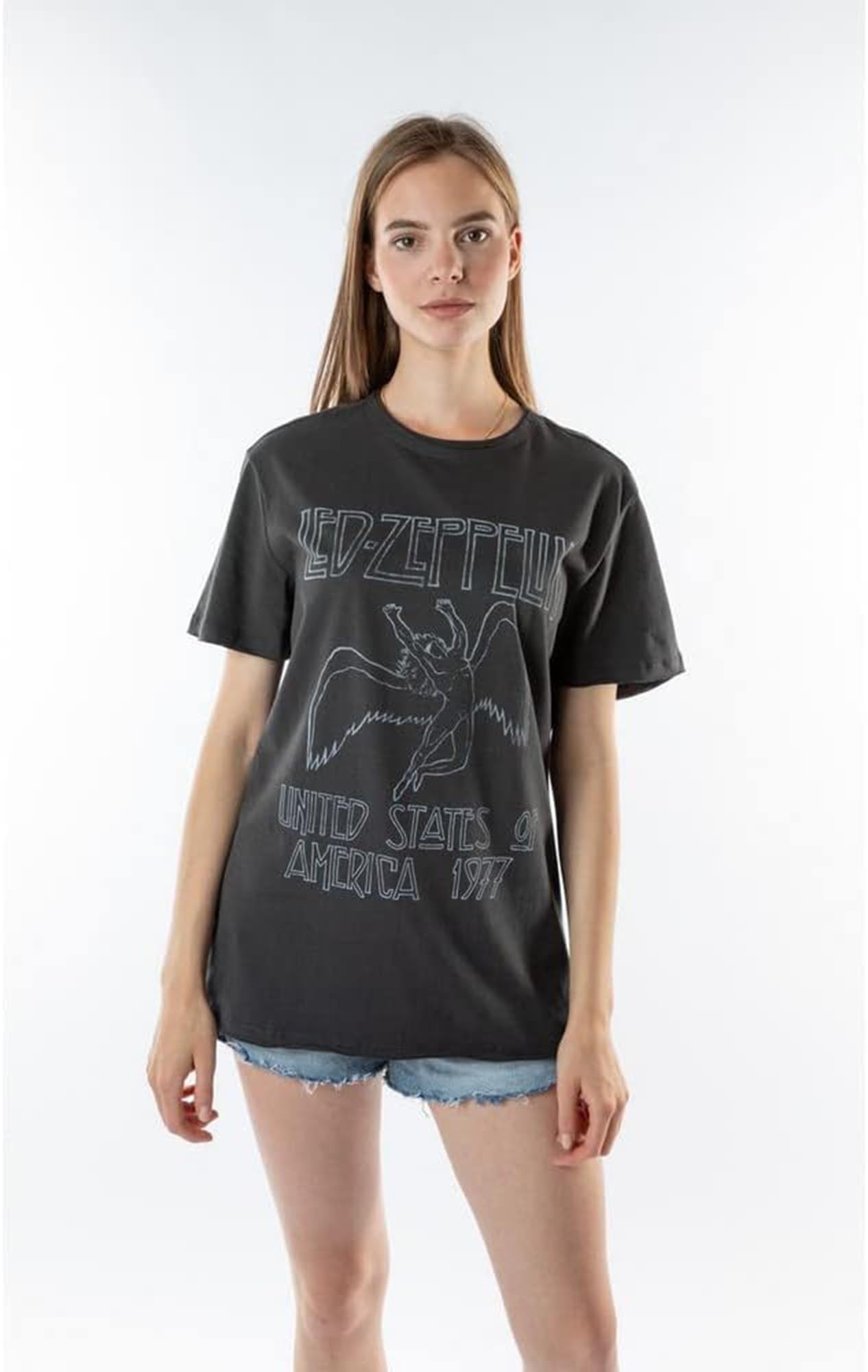 amplified-led-zeppelin-tour-77-t-shirt-groesse-m image 3