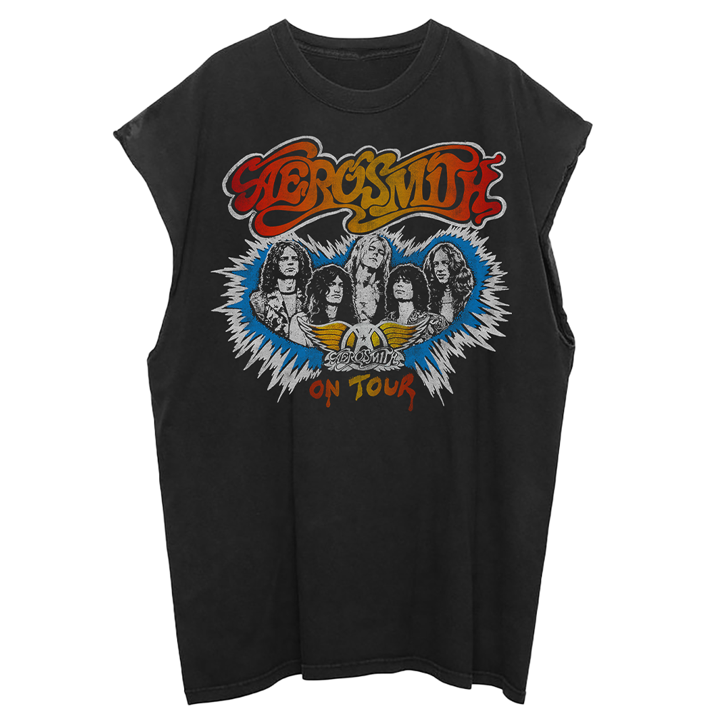 aerosmith-1979-sleeveless-t-shirt-night-in-the-ruts-schwarz image 1