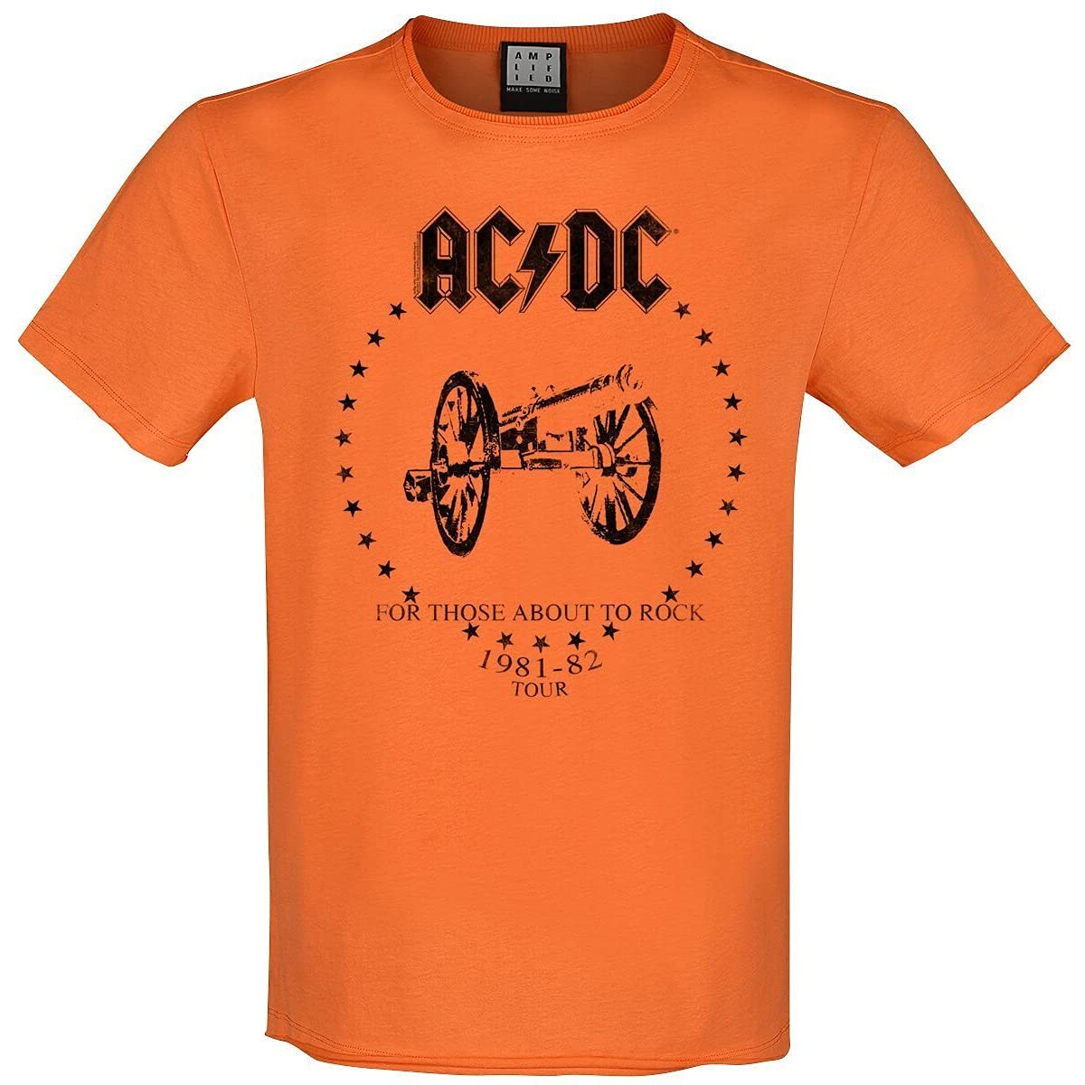 amplified-ac-dc-for-those-about-to-rock-t-shirt-orange image 1